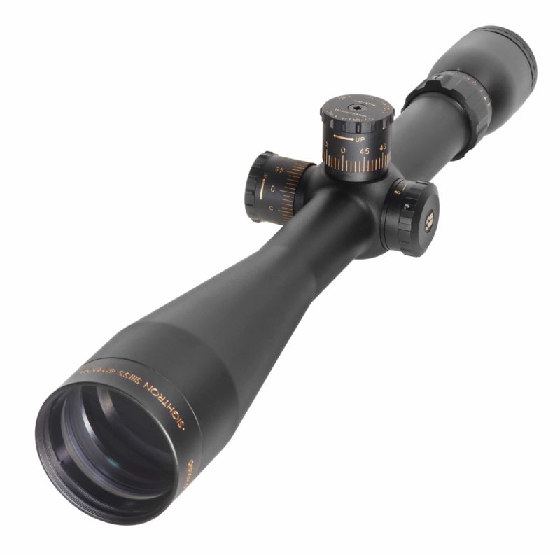 Sightron SIII Long Range Rifle Scope 6-24x50mm 30mm Tube Side Focus Matte Mil-Hash Reticle