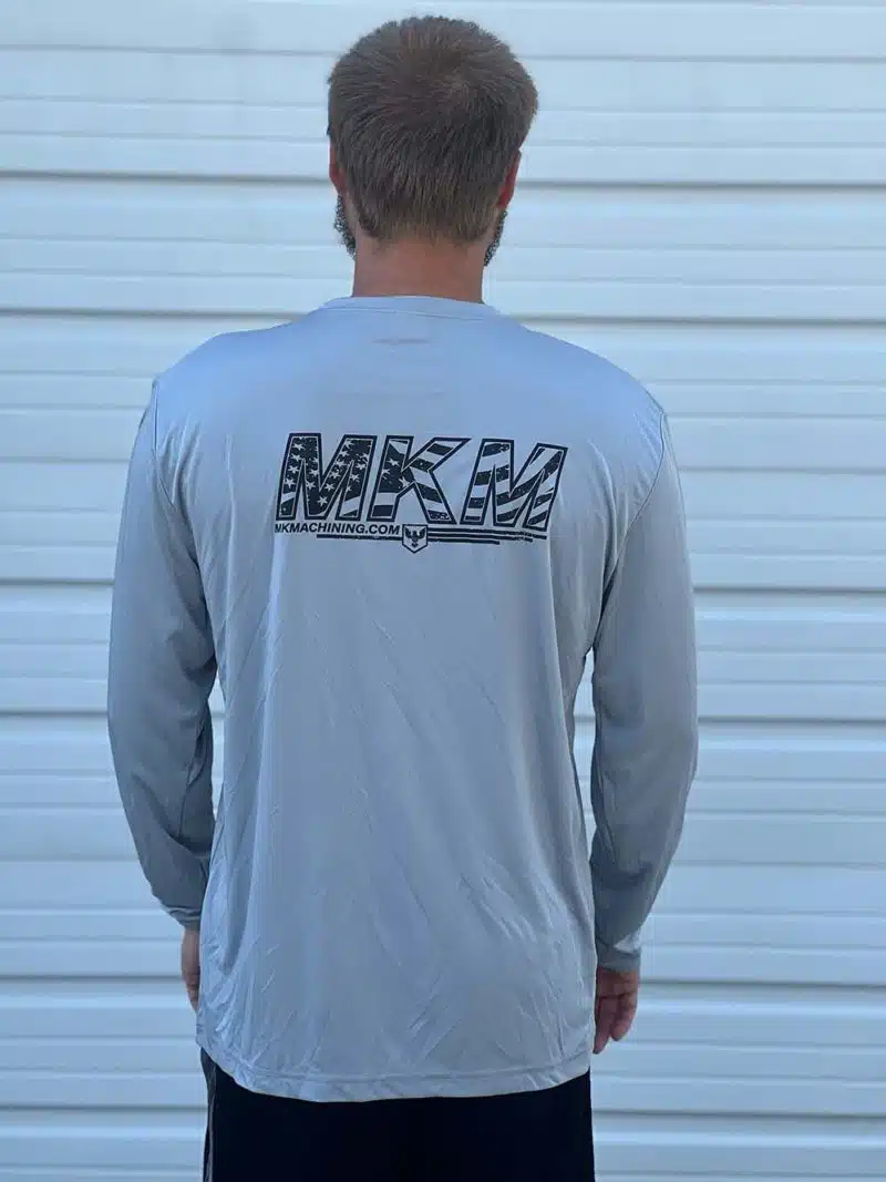 Light Grey Long Sleeve Back