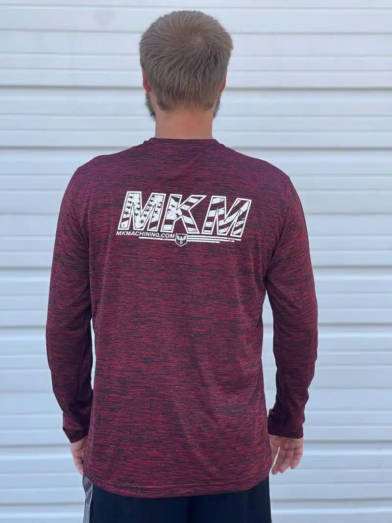 Red Long Sleeve Rear